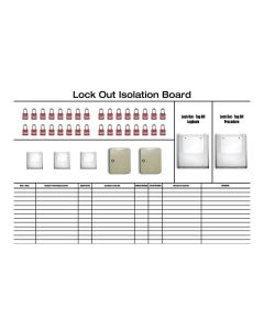 Lock Out Isolation Board 1804 X 1204mm (Unbranded)