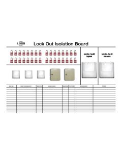 Lock Out Isolation Board 1804 X 1204mm (Your Logo Branded)